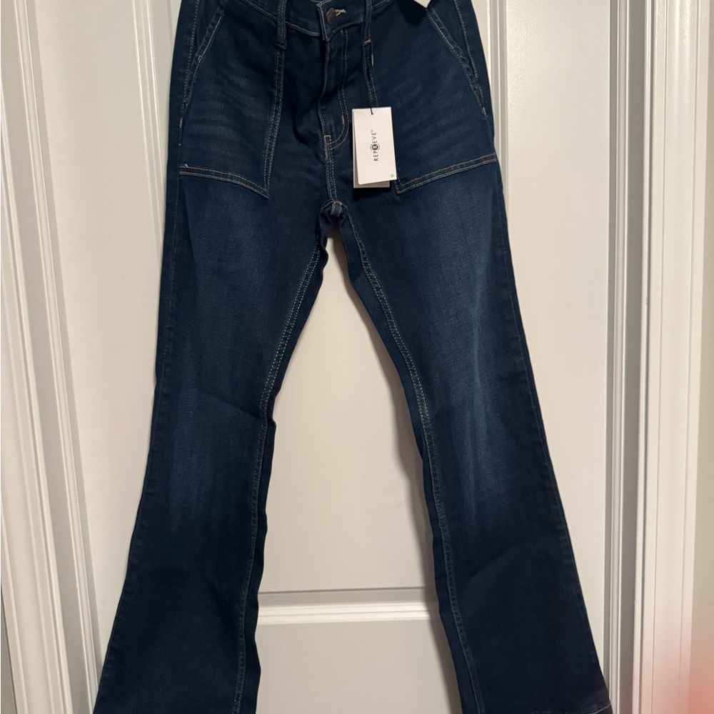 Calvin Klein Women's High Rise Bootcut Jeans size 6 new with tags - Picture 4 of 10